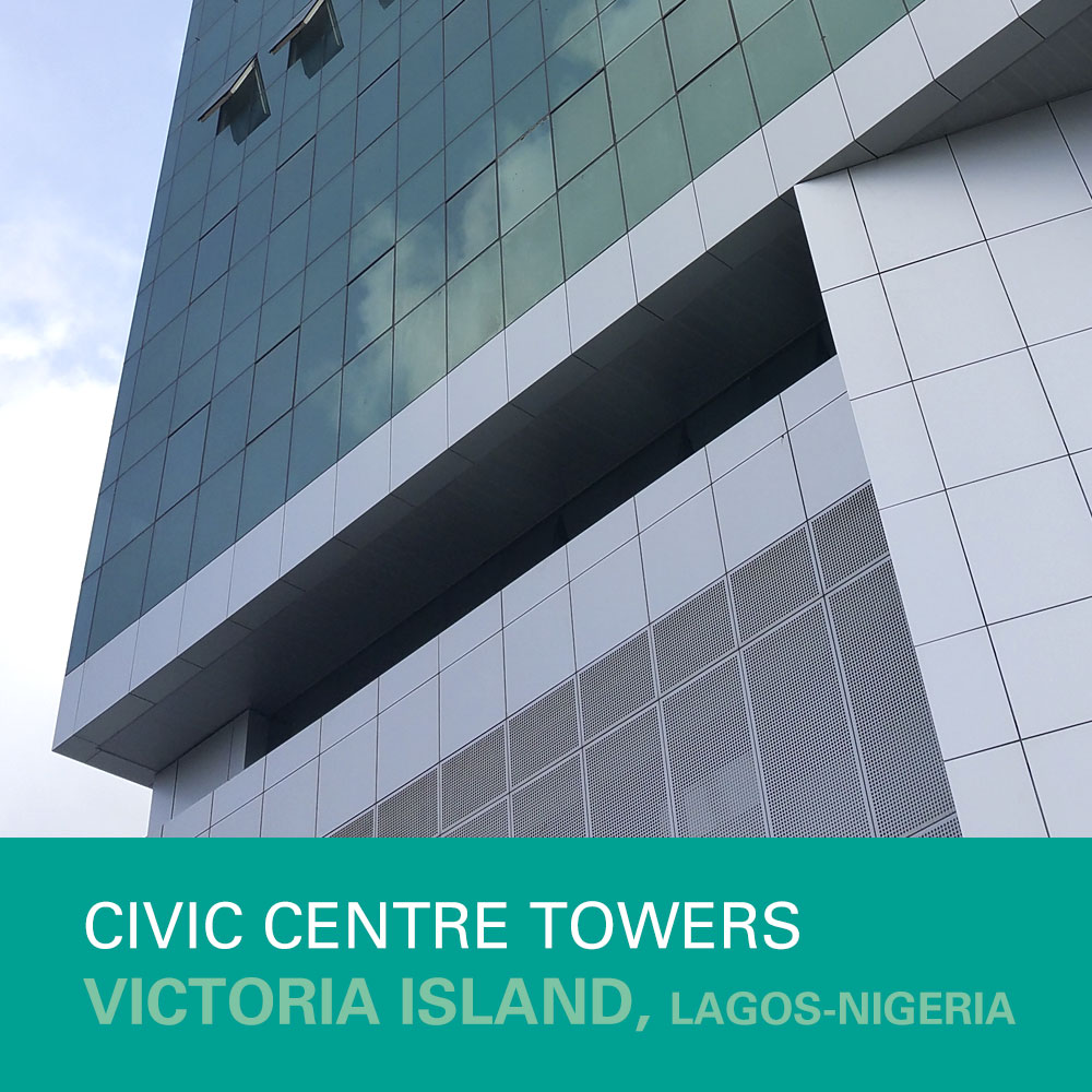 Civic centre towers